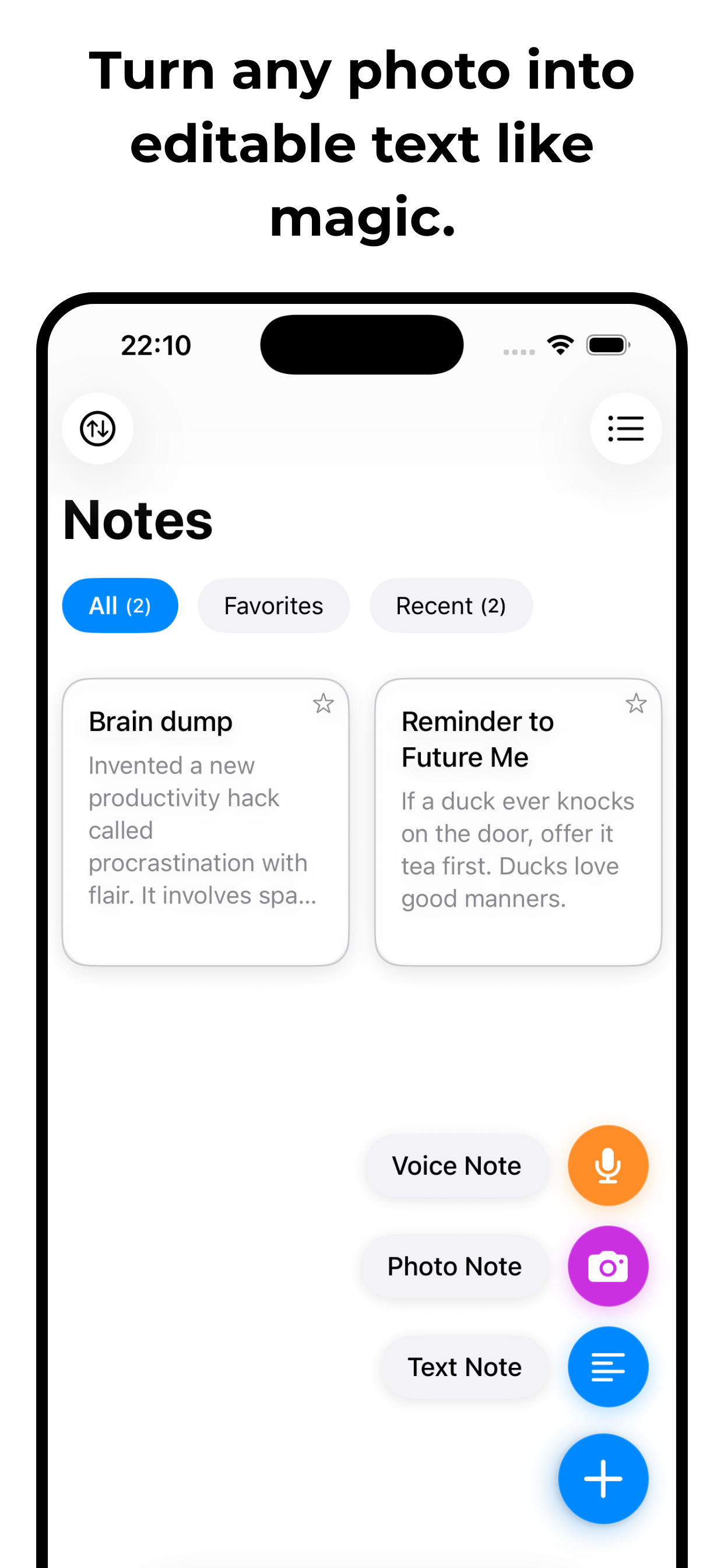 Turbodoc iOS App - Notes